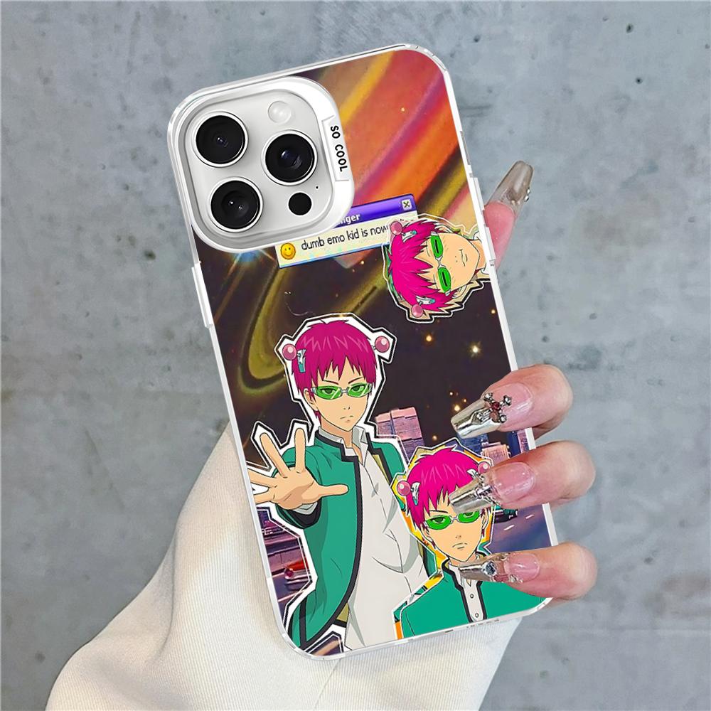 Saiki Kusuo No Psi Nan Phone Case For IPhone 16 15 14 13 12 11 Pro Max X XR XSMAX 8 7 Plus Matte Shockproof Back Cover