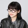 Neo Retro Geek Chic 2310 Horn-Rimmed Glasses BLACK