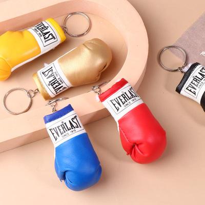 Portachiavi Guanti da Boxe in Pelle Regalo per Fan del Boxe Accessori Chiavi Zaino Ciondolo da Appendere Regalo Squisito