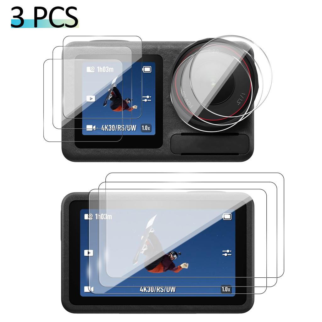 Screen Protector Glass for DJI Action 6 4 5Pro Tempered Glass Camera Lens Protective Film for DJI OSMO Action 6 Accessories