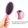 Plastic Cushion Massage Hair Brush for Detangling Anti-Knot Nylon Bristle Oval Hairbrush Volumizing Hair Styling Comb Ultra Soft Hair Brushes
