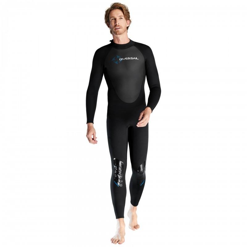 3mm Diving Suit Men's One-piece Thick Warm Cold-proof Wet Snorkeling Surfing Swimsuit