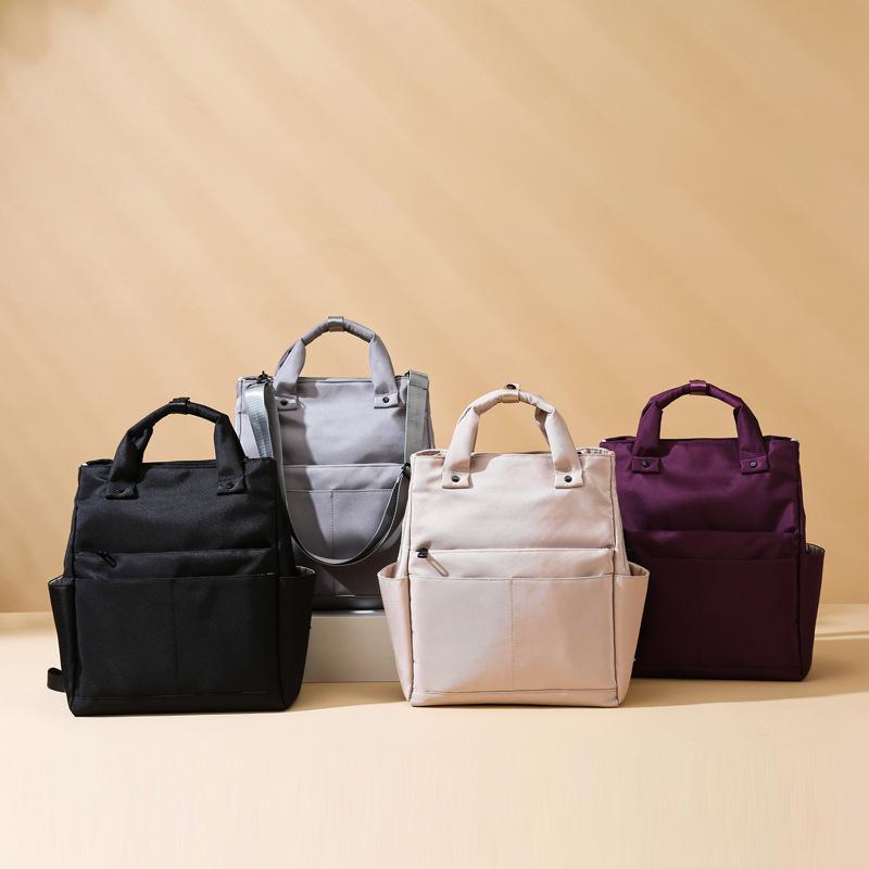 Simple Mommy Bag Maternal And Infant Bag Baby Walker Bag Stylish Multifunctional Large Capacity Backpack Going Out Travel Confinement Bag