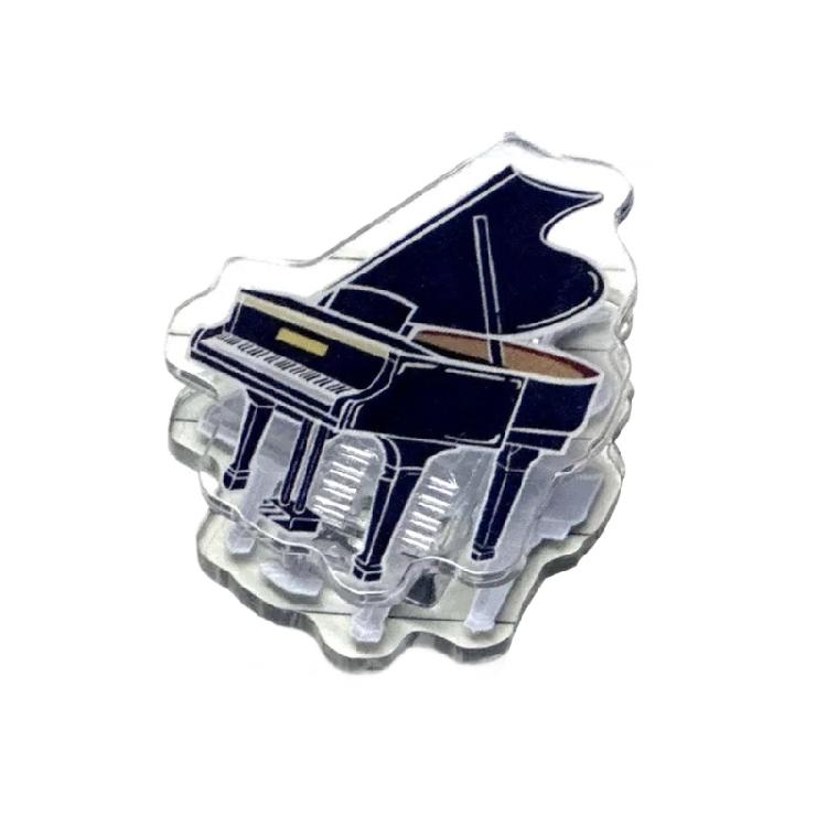 Practical Acrylic Binder Clip With Artistic Designs For Sheet Music And Craft Projects