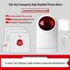 Wireless Emergency Alarm Button for Disabled Restroom with Sound and Light