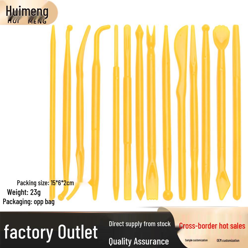 Набор инструментов для лепки из керамической и полимерной глины для DIY-творчества