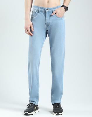Jeans Masculinos de Corte Regular e Cintura Média