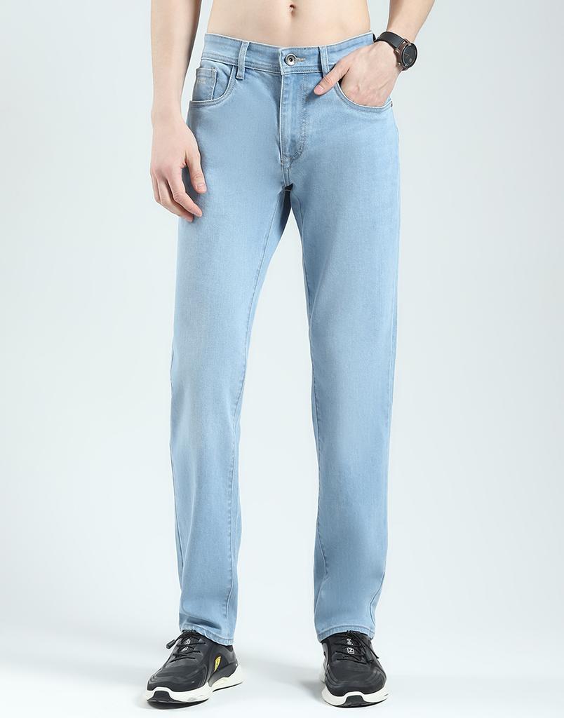 MONTE CARLO Men's Regular Fit Mid Rise Jeans