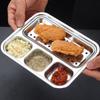 Convenient Stainless Steel Grilling Platters Square Snacks Plates Steak Plates  Home Gatherings