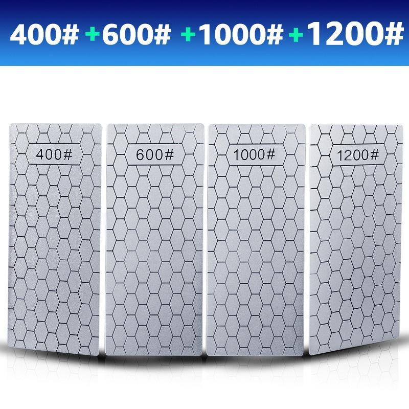 Kitchen tools Diamond Knives Sharpening Stone 600# 800# 1000#  Whetstone Grindstone Ultra-thin Honeycomb Manual Knife Sharpener