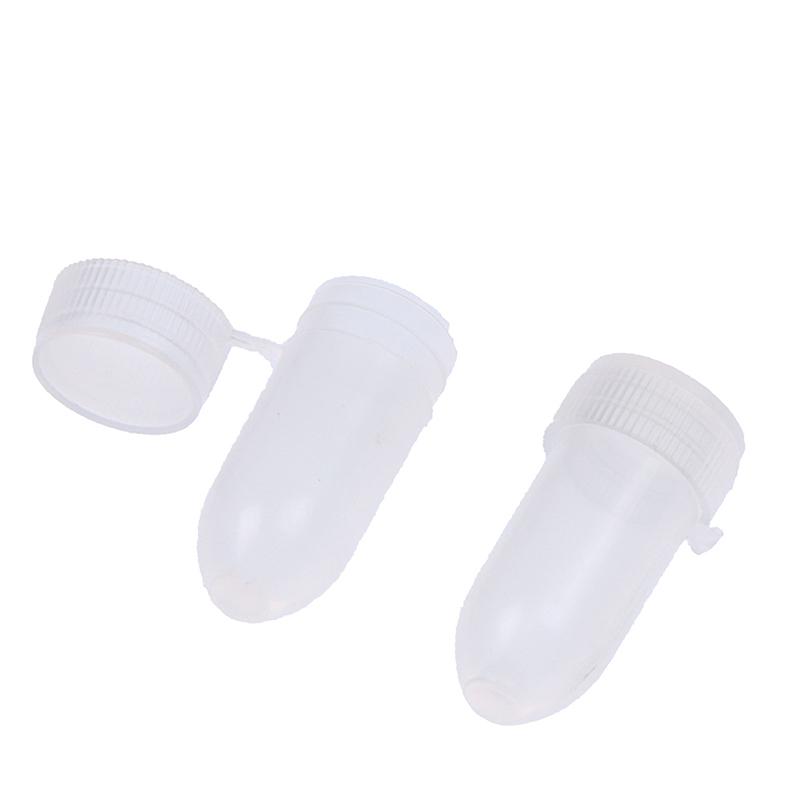 100Pcs Portable Flip Lid Transparent Capsule Storage Containers Pill Box