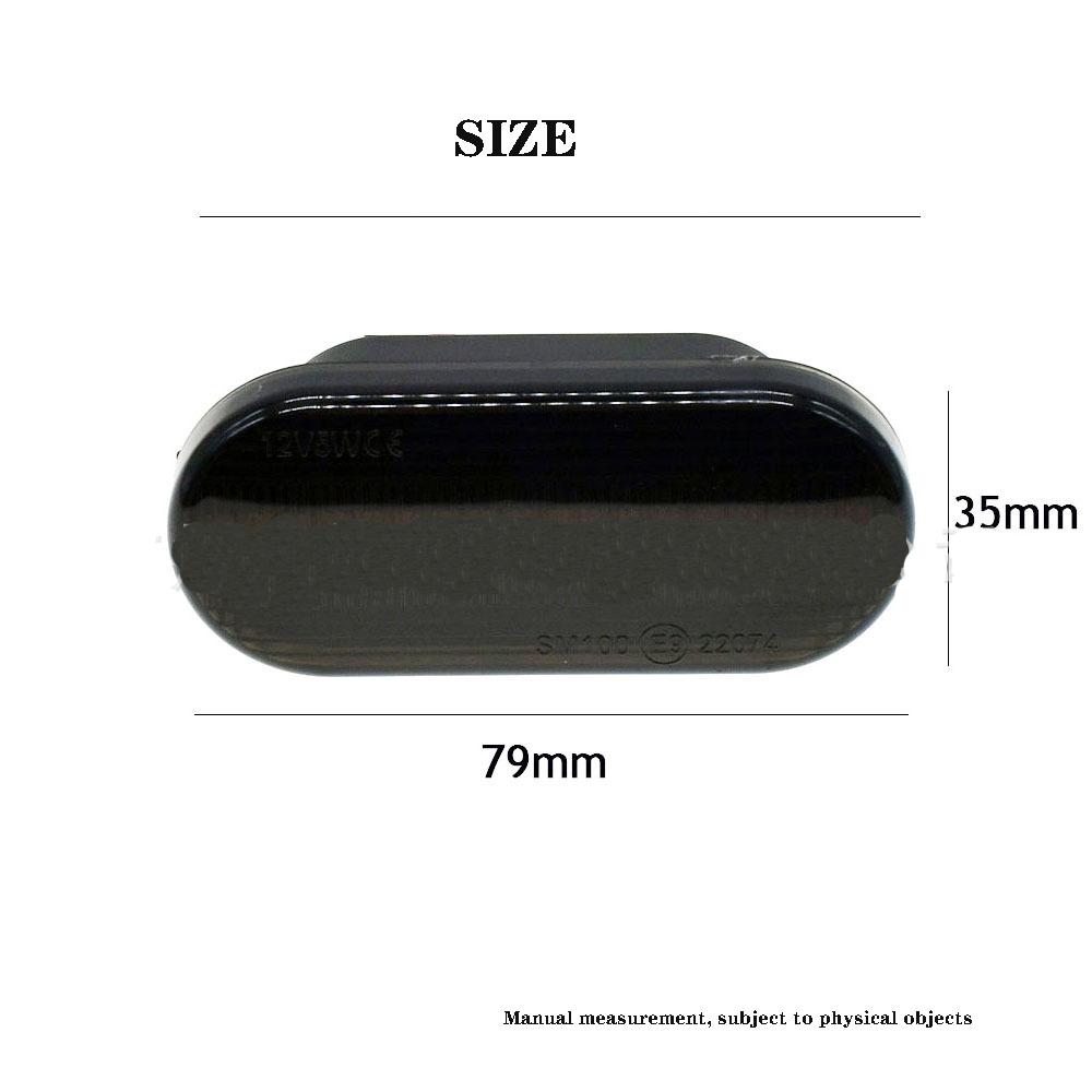 For VW Golf 3 4 MK3 MK4 Passat 3BG Polo 6N 9N Bora Vento Led Dynamic Side Marker Turn Signal Light Sequential Blinker Lights