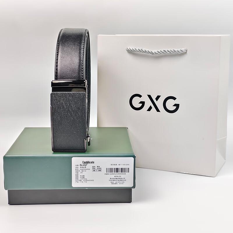 GXG Men's Automatic Buckle Leather Belt