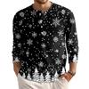 Men's Loose Casual Button Down Collar Long Sleeve Top