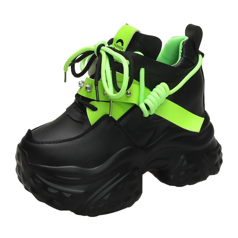 

Модные Новые Папины Кроссовки с Увеличением Высоты на 10 см Женские Весенние Повседневные Кроссовки Модная Обувь на Толстой Подошве Женская Тренд Комфортная Обувь 39 чёрный