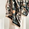 New cute cat scarf women's autumn and winter velvet thickened imitation cashmere shawl with warm scarf women
