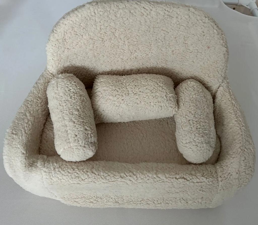 Mini Sofa Newborn Photography Props Chair Full Moon Baby Shooting Sofa Baby Taking Pictures Soft Small Seat Solid Color Sofa