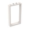 10 Peças 60596 30179 Moldura de Porta 1x4x6 Kit de Blocos de Construção Com 2 Furos Peças de Tijolos Quebra-Cabeça Ideia Brinquedos Presente de Aniversário de Criança Natal