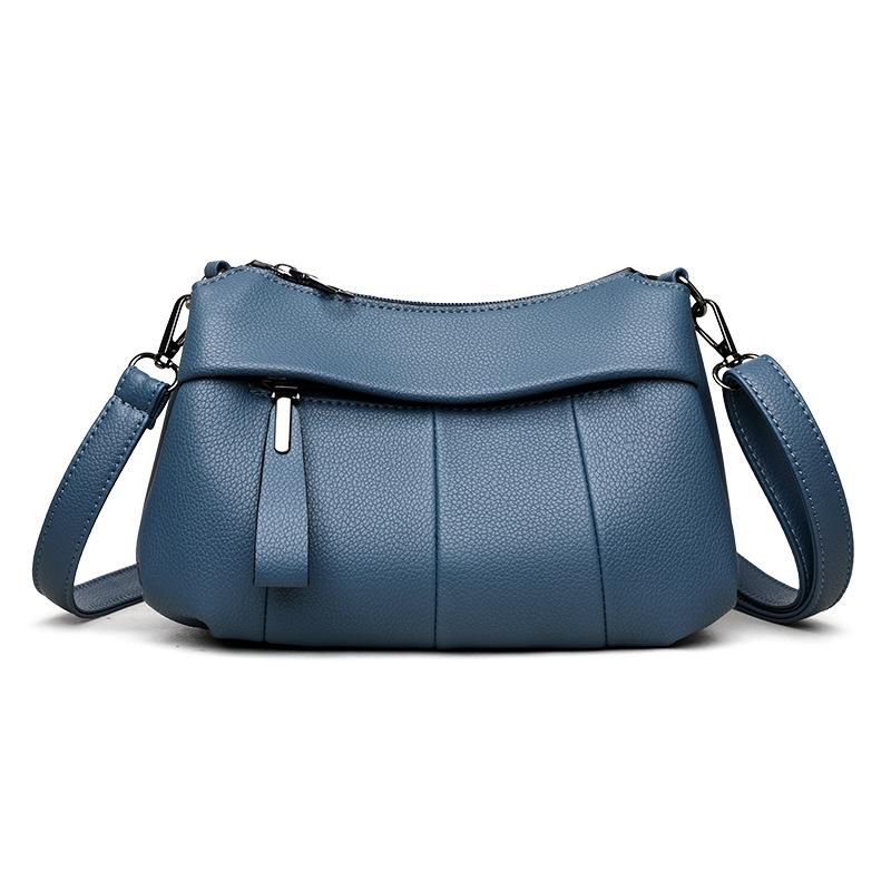 Soft Leather Bag, Mother's Model, Women's Bag, Messenger Bag, Women's New Atmosphere, Spring Women's New Small Bag