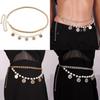 Vintage Coin Pendant Body Chain With Pearl For Unisex Fashion Accessory