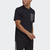 Adidas Contrast Pocket Crew Neck Sports Tee Men Tops Black GP9650