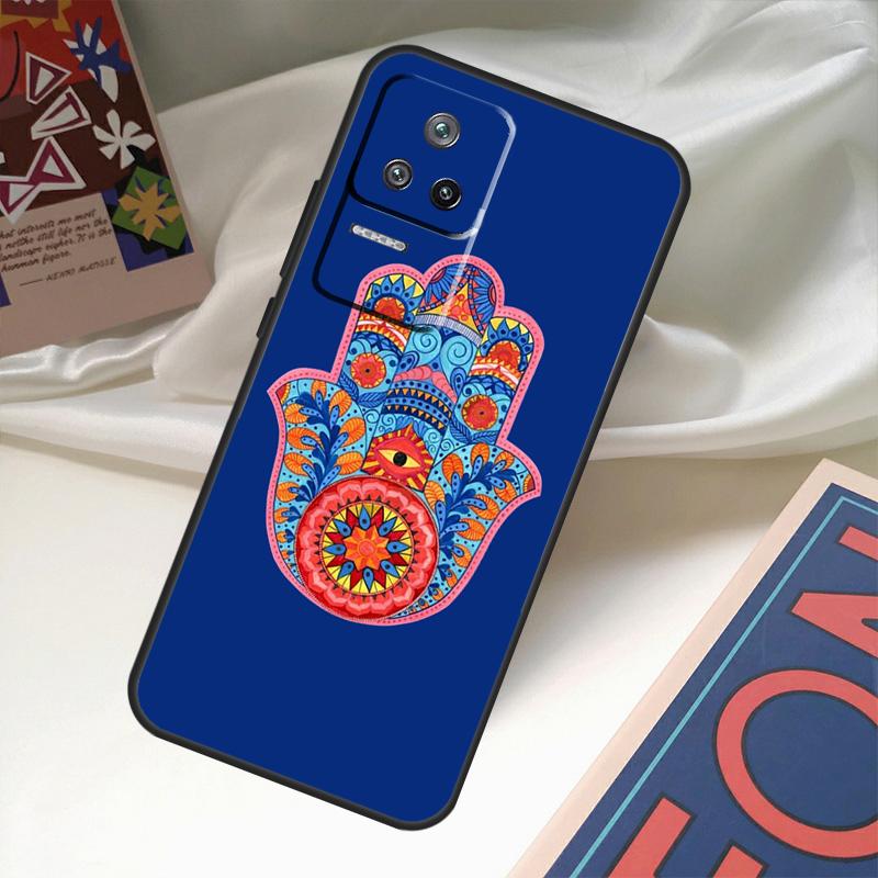 Hamsa Hand of Fatima Case For Xiaomi 17 14 15 Ultra 13T 14T 15T Pro POCO F8 Ultra F7 F5 F6 X3 X5 X6 X7 Pro Coque