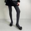 Fashionable Argyle Tights Breathable Basic Pantyhose Jacquard Knitted Stockings  Autumn Winter
