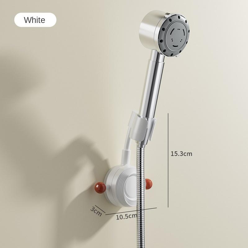 Regulowany uchwyt na słuchawkę prysznicową z przyssawką bez wiercenia