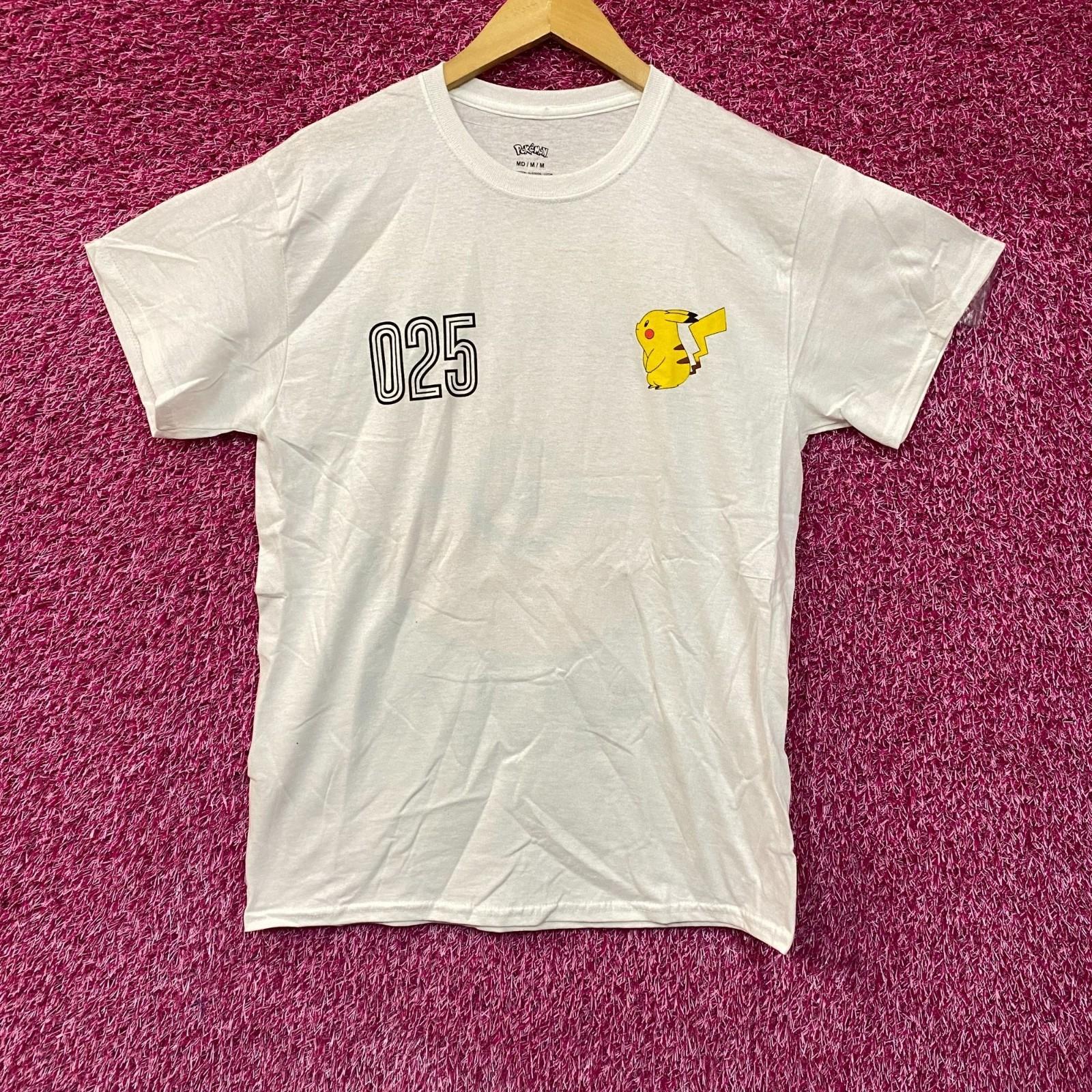 Pokemon Pikachu 025 Japanese Lettering T-Shirt Medium XXXL