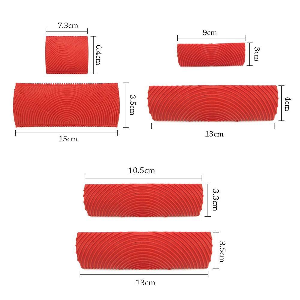 Durable Imitation Wood Graining DIY Roller Brush Wall Painting Wood Graining Tool Home Decoration