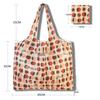 Eco-Friendly Large Capacity Foldable Tote Bag - Creative, Portable, Printed, and In Stock