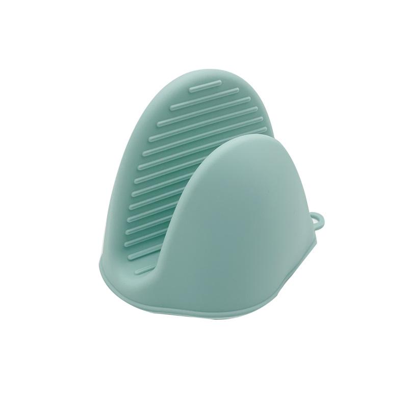 Silicone Heat-Resistant Oven Gloves and Bowl Clips for Kitchen Use