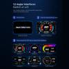 Smart Car Inclinometer Level Tilt Meter Digital HUD GPS Speed Meter OBD Speedometer Display Speed,