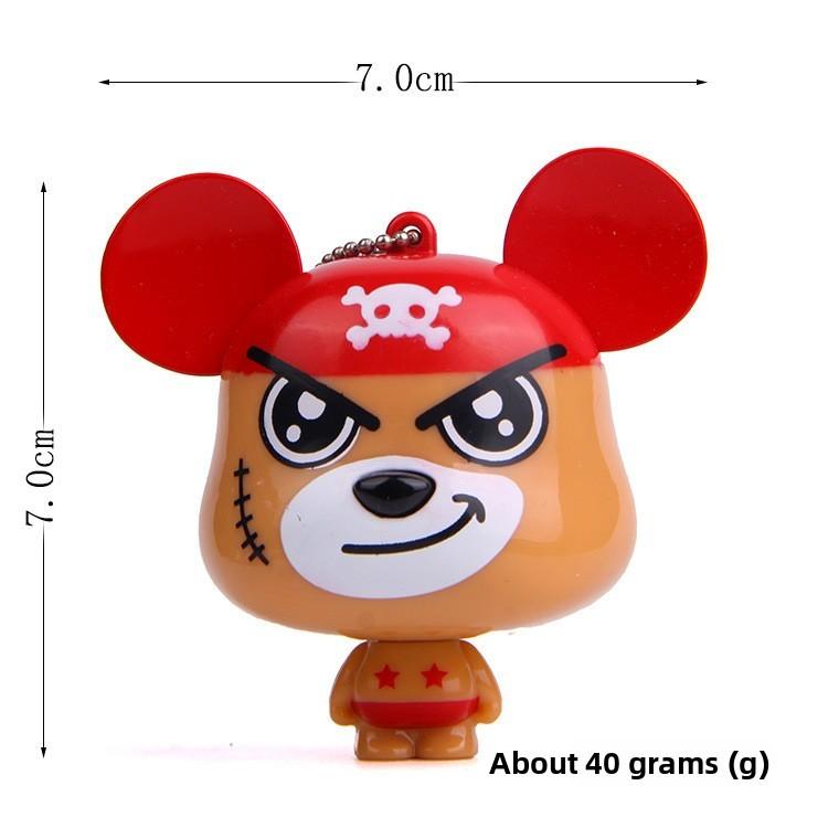 

Couples One Piece Bear Keychain With Abs Material For Car And Bag Decorations Boy