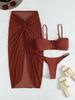 2023 European & American Three-Piece Swimsuit: Women's Bikini Set