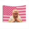 1pc Hot Pink Edgy Graffiti Polyester Tapestry  2D Print Bold Wall Decor for Bedroom Living Room Perfect Festival Birthday Gif