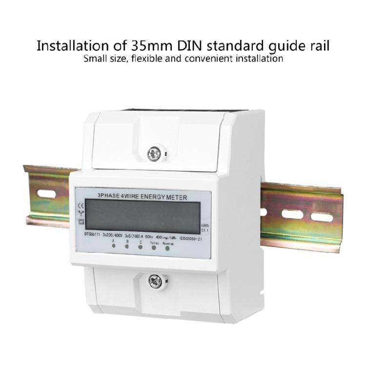 Intermediate Meter DIN Rail Electricity Meter for Power Measurement System