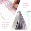 5 Pack to Do List Pad, Undated Daily Planner A5 Notepads, 150 Pages Diary to Do