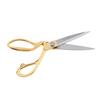 Stainless Steel Tailor Sewing Scissors Sharp Blade Tailoring Scissors Gold Color Handle