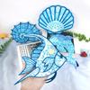 Stereo Wandbehang Silikonform Valentinstag Seepferdchen Delfin Dekoform DIY Desktop-Ornamente Anhänger Epoxidharzform