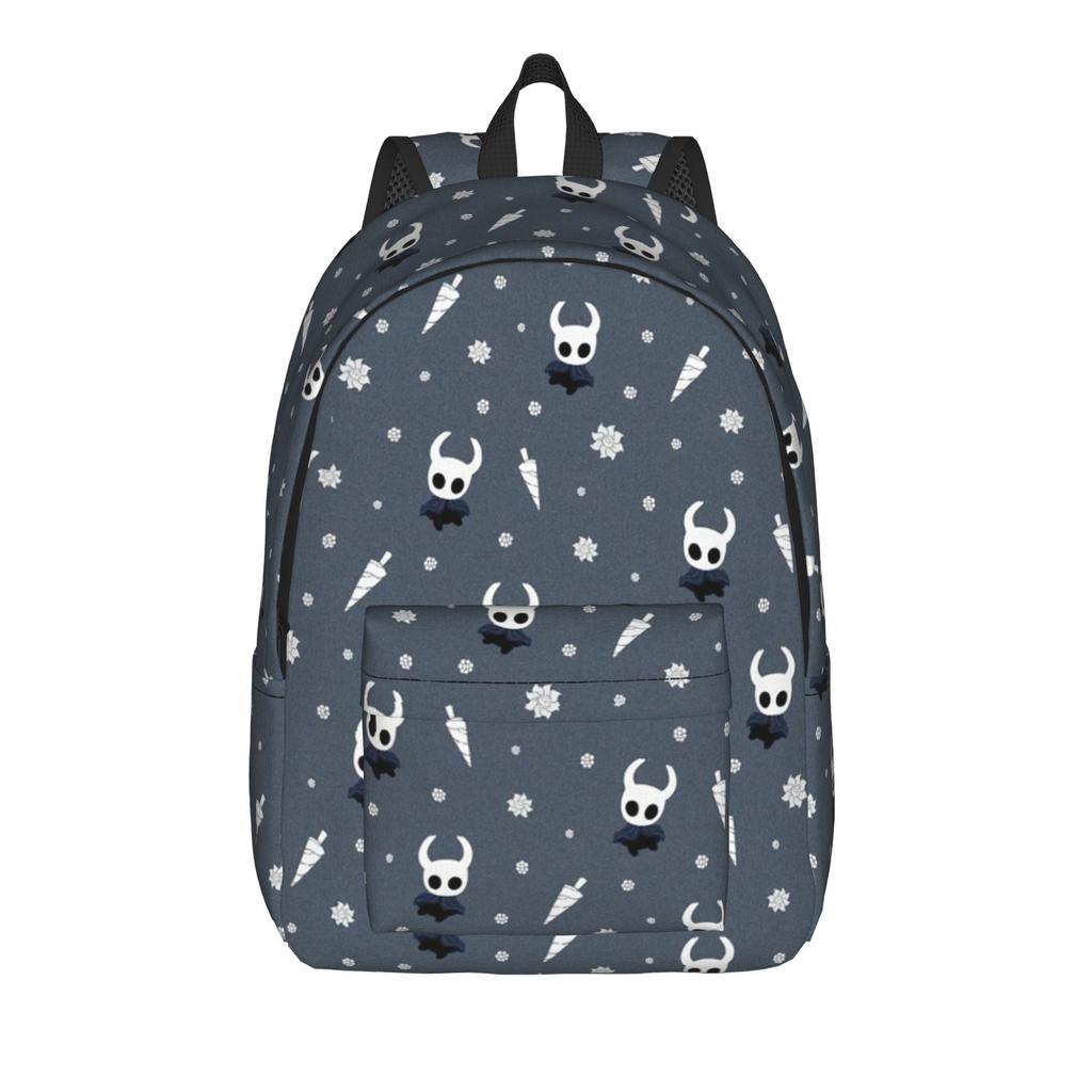 Hollows Knight Schatten Rucksack für Männer Frauen Teenager Student Business Tagesrucksack Spiel Cartoon Laptop Leinwandtaschen Outdoor
