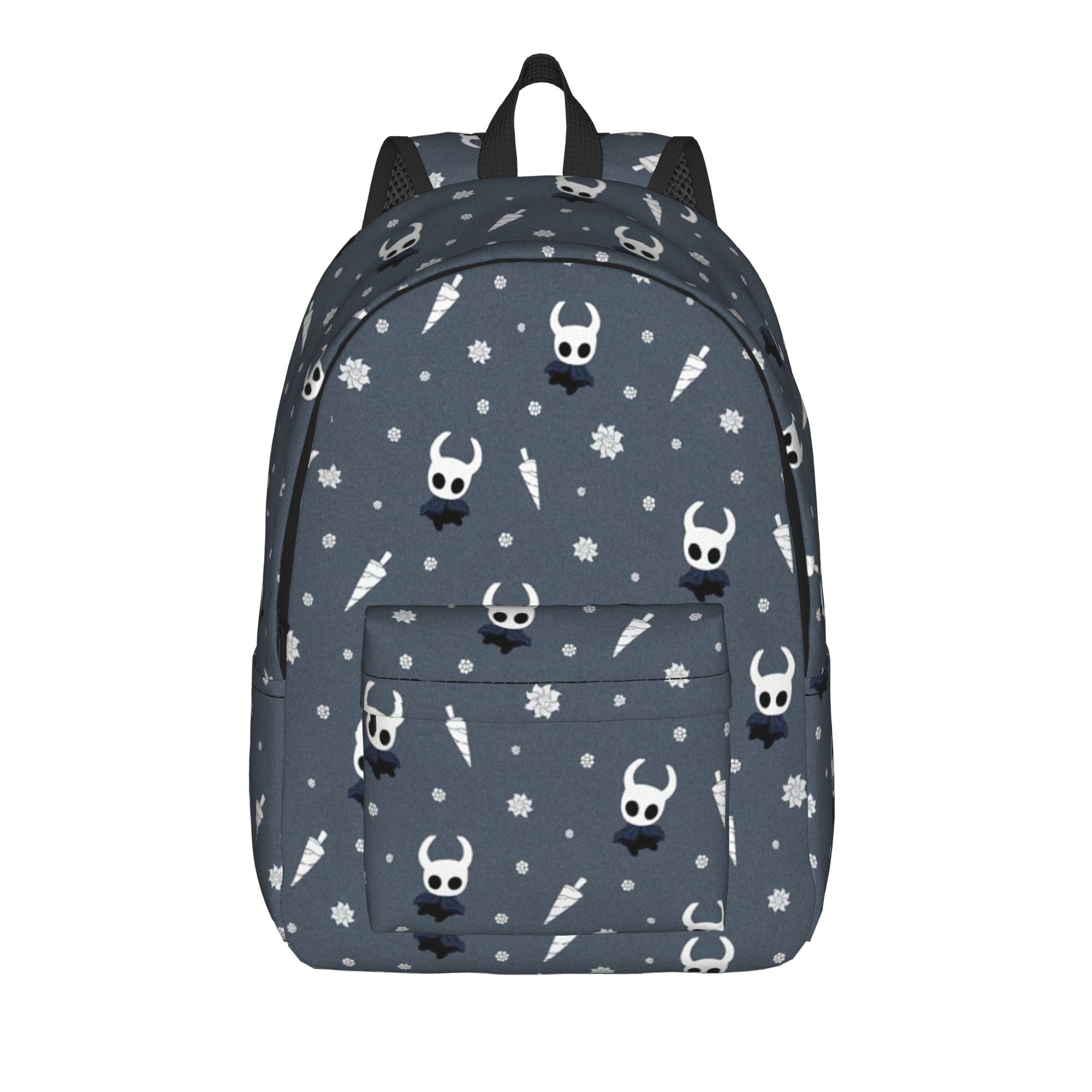 Hollow Knight Schaduw Rugzak voor Mannen Vrouwen Tiener Student Werk Dagrugzak Game Cartoon College Canvas Tassen Sport M