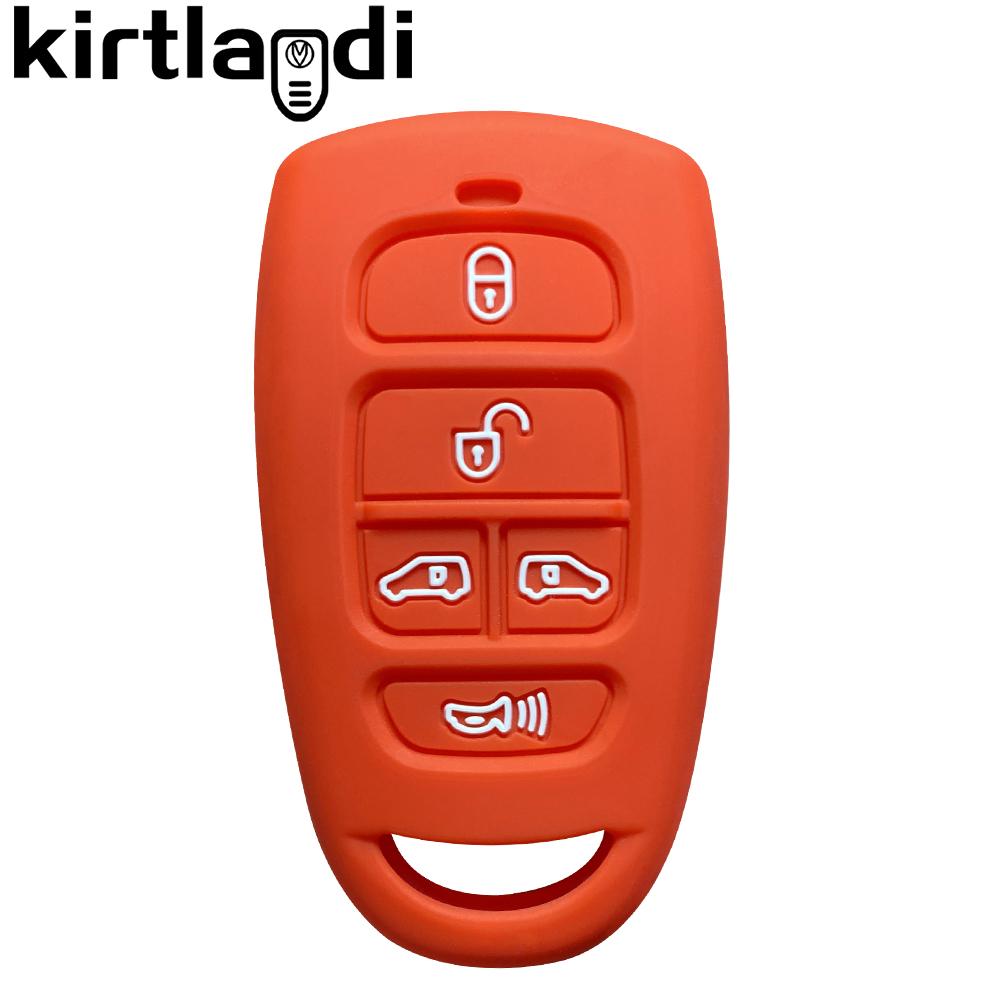 Silikonový obal držák na klíče od auta pro Kia Magentis Carens Sonata sorento rio soul forte pro Hyundai Tucson accent Santa Fe Avante