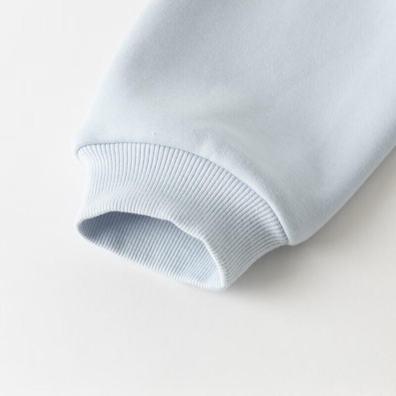 DAVE & BELLA Girls' Faux Two-Piece Cartoon Mock Neck Sweatshirt