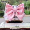 Helmet Accessories Bow Ribbon Decoration Double-layer Strong Fixation Cute Bowknot Accessories For Electric Motorcycle