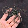 Pendente in Calcedonio Cromato Australiano Pendente Avvolto in Filo di Rame Pendente Ciclo Antico Pendente Fatto a Mano Gioielli in Rame e Pietra Preziosa Regalo Per Lui