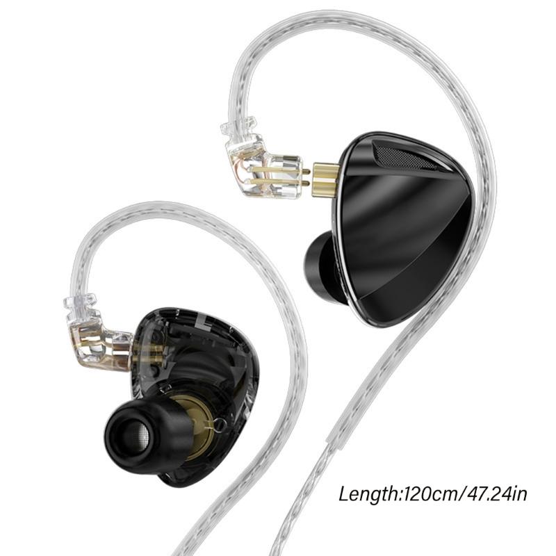 Professional 6Driver In Ear Headphones with Electronic Crossovers Technology for Studio Quality Sound Live Performances