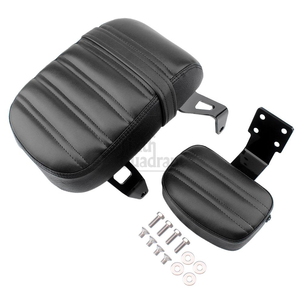 For Scout Bobber Twenty 2020-2024 Motorcycle Part Brown/Black Passenger Seat Backrest Leather Passenger Seat with Backrest Pad чёрный