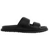 Embossed Ekd Slides Black Leather 80710341