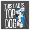101 Dalmatians Unisex Adult This Dad Is Top Dog Sweatshirt